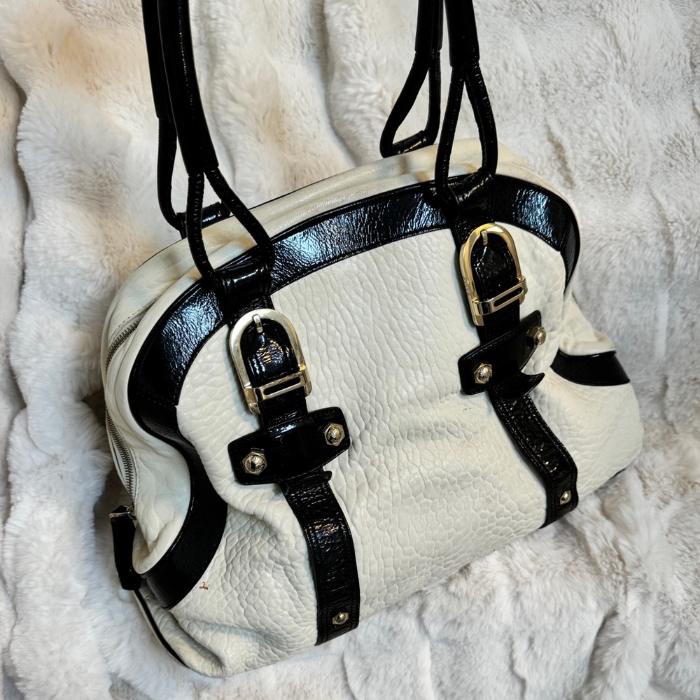 Bally leather satchel handbag